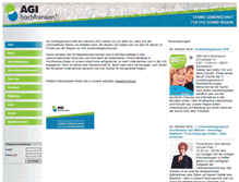 Tablet Screenshot of agi-ev.de